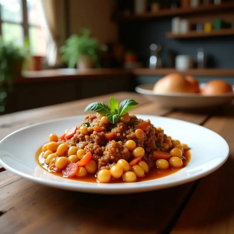 Puchero Asturiano con Garbanzos, Morcilla y Costilla: Receta de Montaña para Compartir