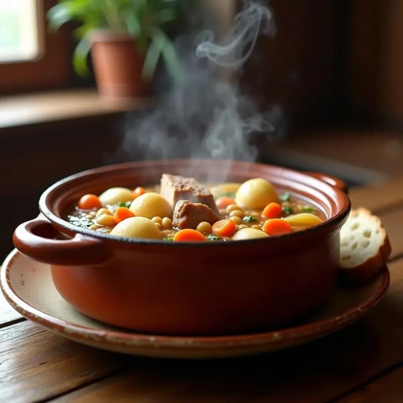 Puchero de Invierno con Pelotas y Verduras: Receta murciana para Días de Frío