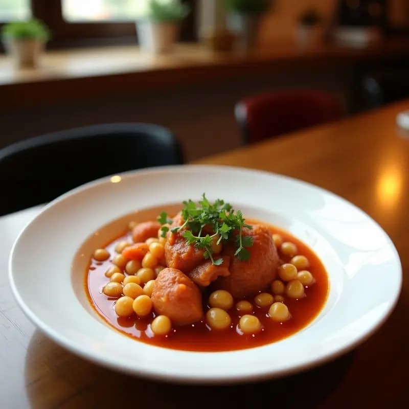 Puchero madrileño de garbanzos y morcilla: receta de olla única y reconfortante