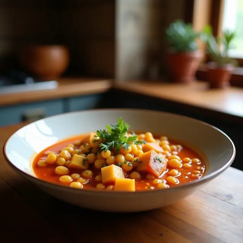 Puchero Manchego de Garbanzos y Morcilla: Receta de la Abuela en Olla Lenta