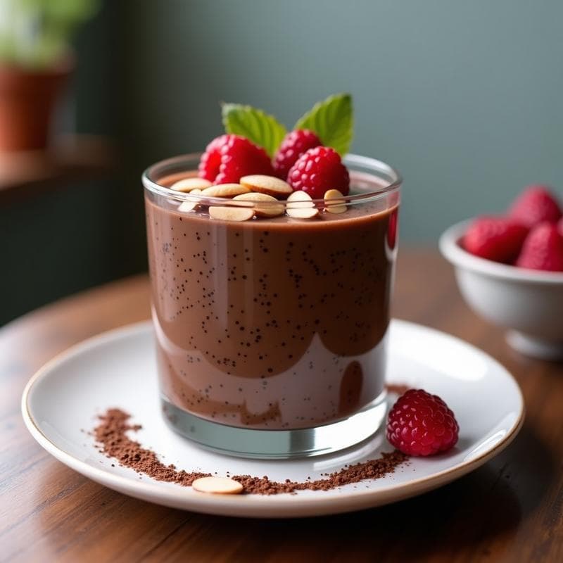 Pudding de Chía y Cacao: Receta Sin Azúcar en 5 Minutos con Beneficios Antioxidantes
