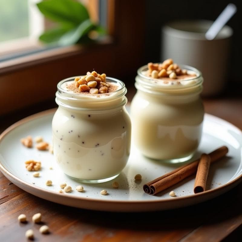 Pudín de Semillas de Amapola y Leche de Avena: Postre Keto Sin Cocción