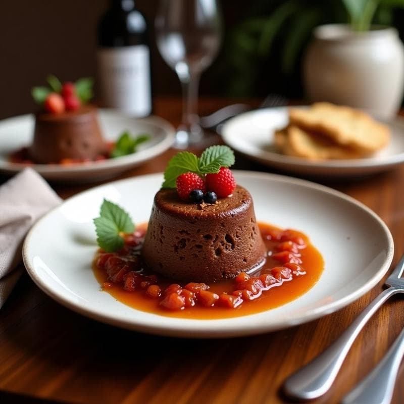 Pudín de Amaranto y Cacao con Salsa de Frambuesa: Postre Mexicano Sin Azúcar en Thermomix