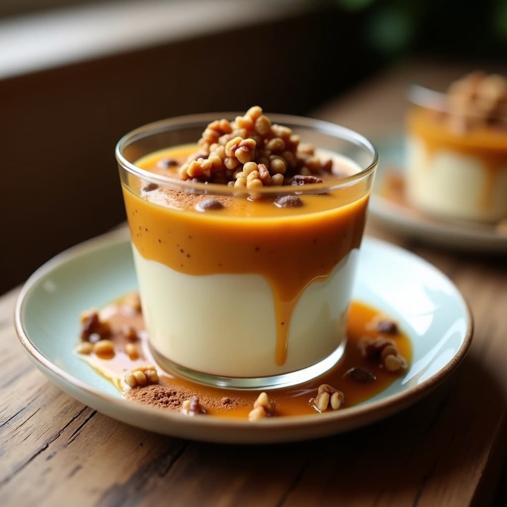 Pudín de Amaranto y Leche de Soja con Caramelo de Stevia: Postre Mexicano Keto y Sin Lácteos