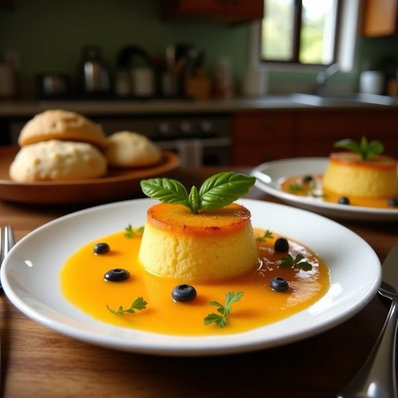 Pudín de Amaranto y Mango: Postre Sin Azúcar con Toque Prehispánico