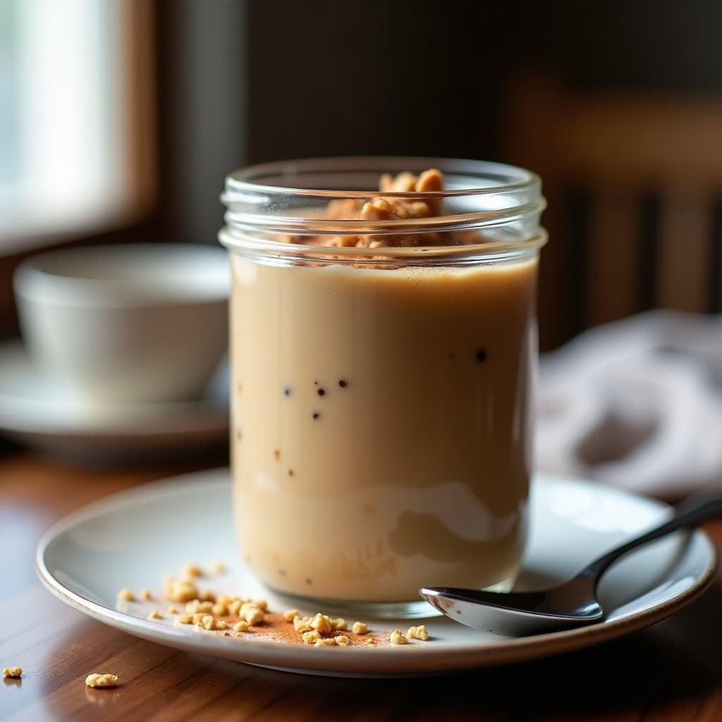Pudín de Avena y Café: Desayuno Nocturno Keto con Toque a Canela