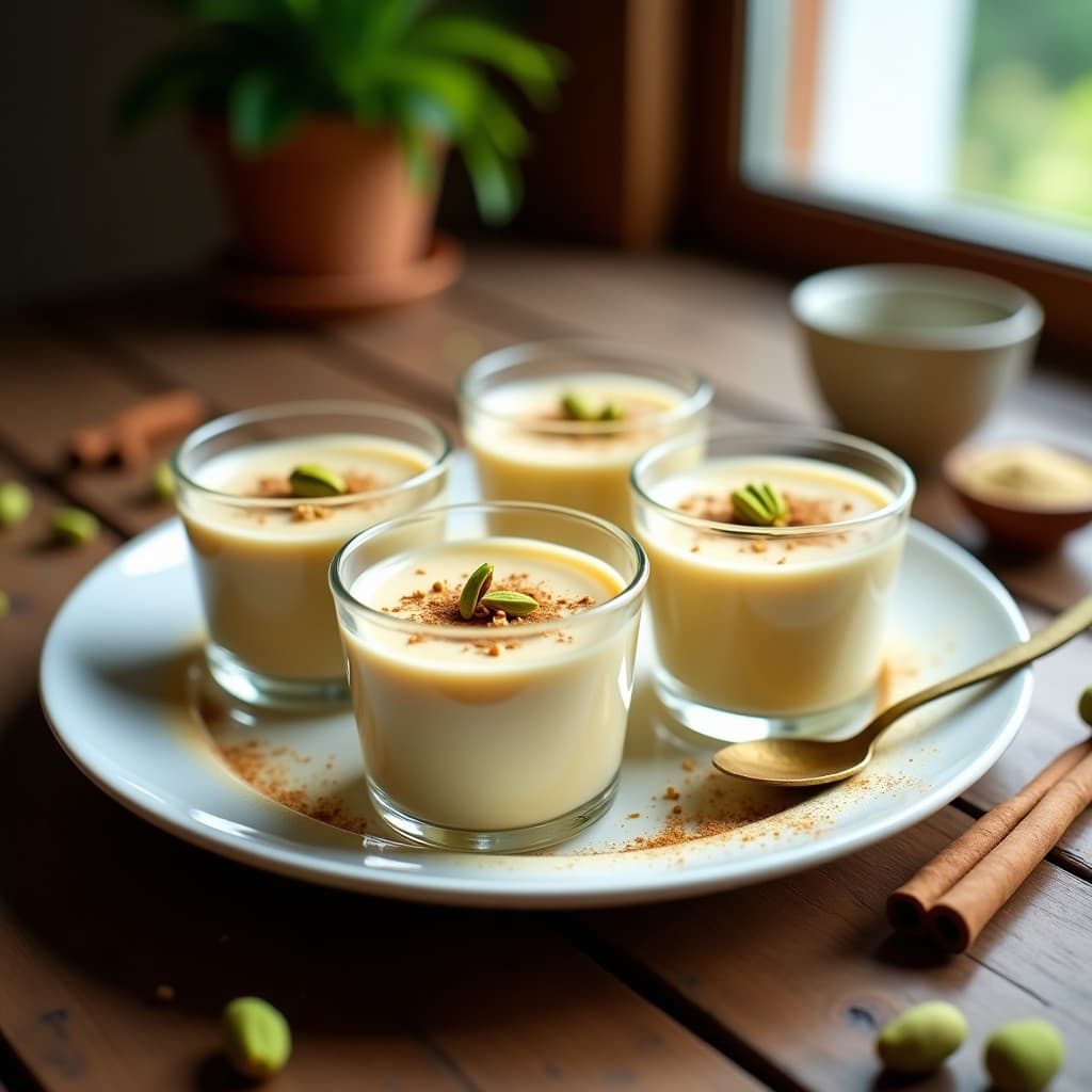 Pudín de Semillas de Cárdamo y Leche de Almendras: Postre Iraní Keto