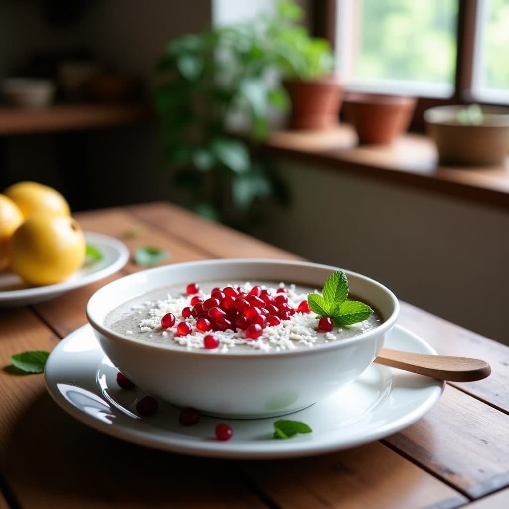 Pudín de Chía con Leche de Almendras y Granada: Desayuno Antioxidante y Sin Gluten