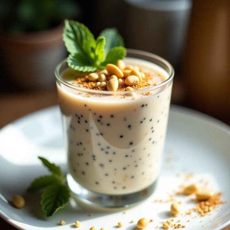 Pudín de Chía con Leche de Almendra y Cardamomo: Postre Keto Sin Cocción
