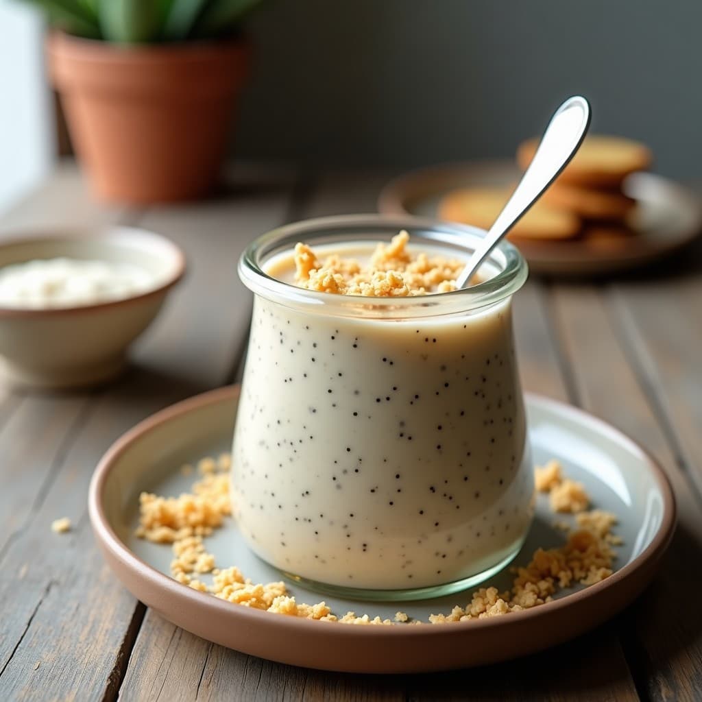 Pudín de Chía con Leche de Anacardo y Jengibre: Desayuno Keto y Sin Lácteos en 5 Minutos