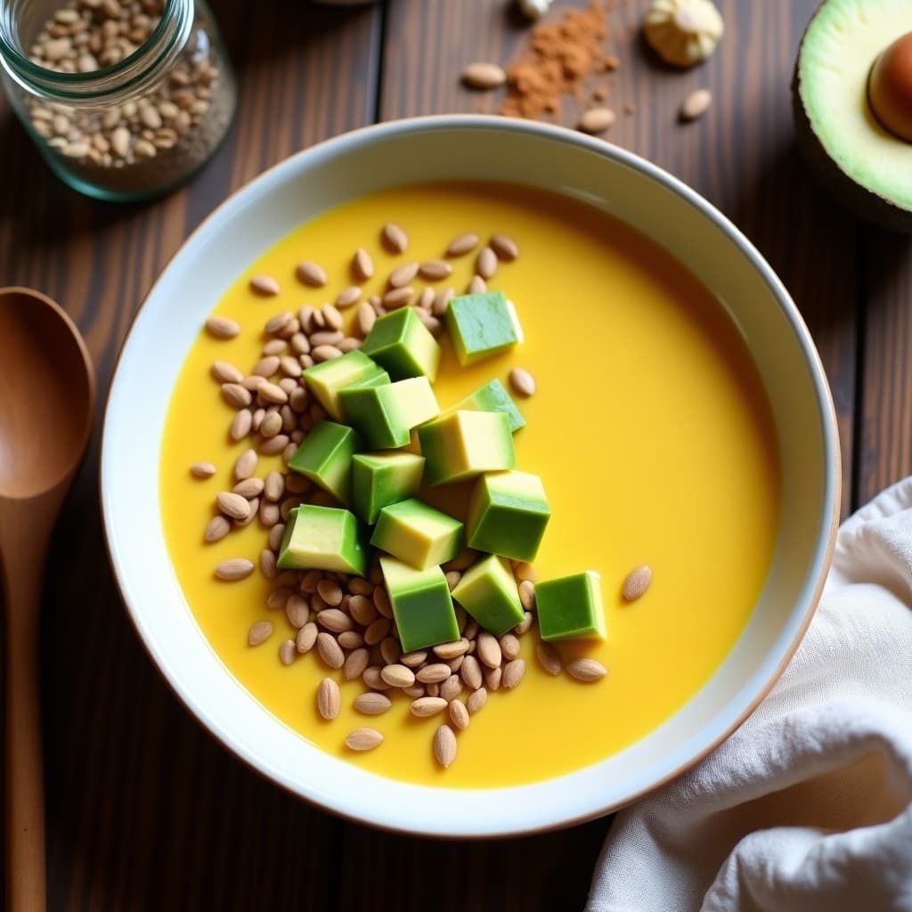 Pudín de Chía con Leche de Golden Milk: Desayuno Antiinflamatorio y Vegano