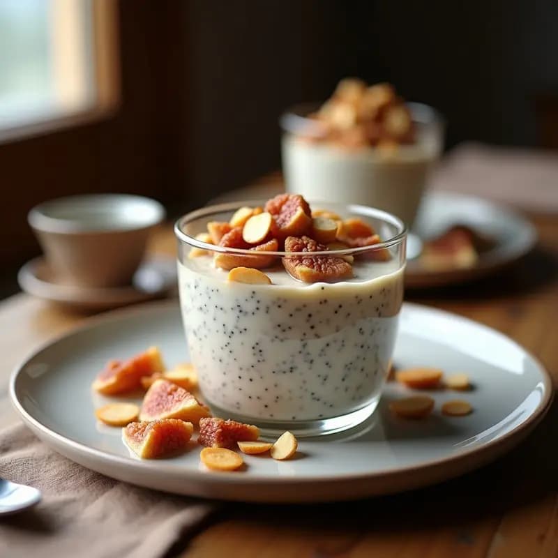 Pudín de Chía y Leche de Tiger Nut: Postre Español Sin Lácteos y Keto