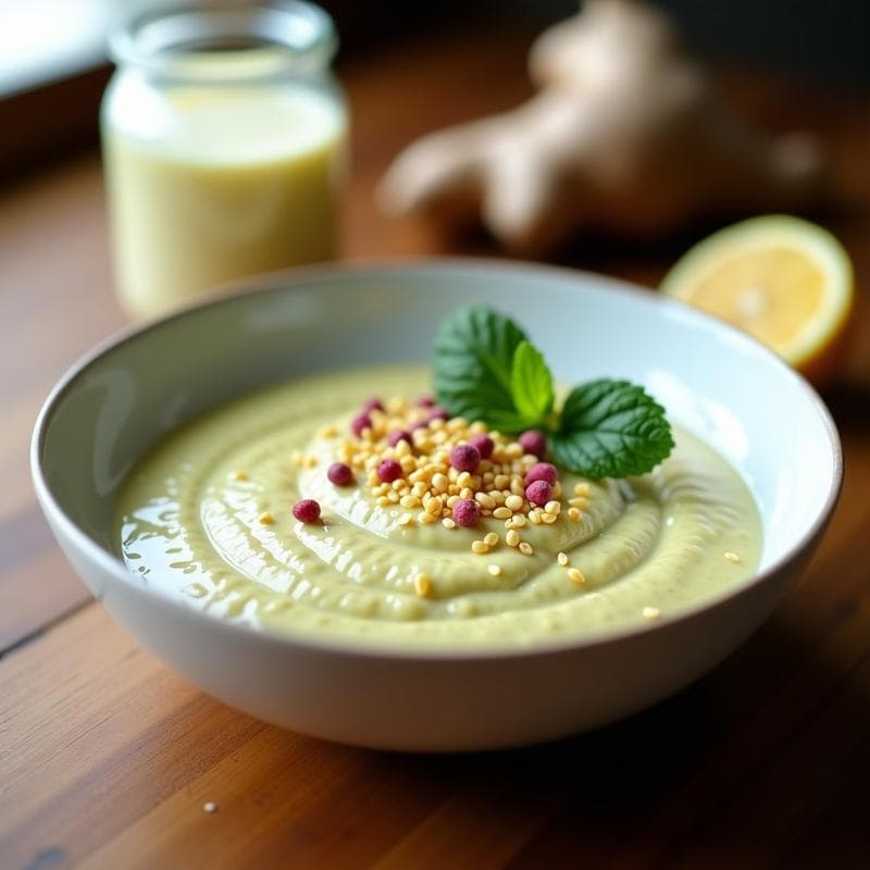 Pudín de Chía con Leche de Tigre y Jengibre: Desayuno Detox y Sin Azúcar