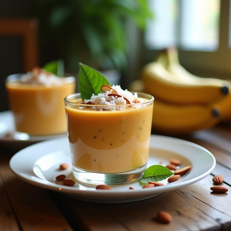 Pudín de Chía con Puré de Mamey y Canela: Desayuno Tropical Sin Azúcar