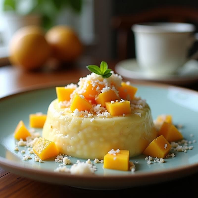 Pudín de Chía con Mango y Coco Rallado: Desayuno Tropical Vegano y Sin Gluten