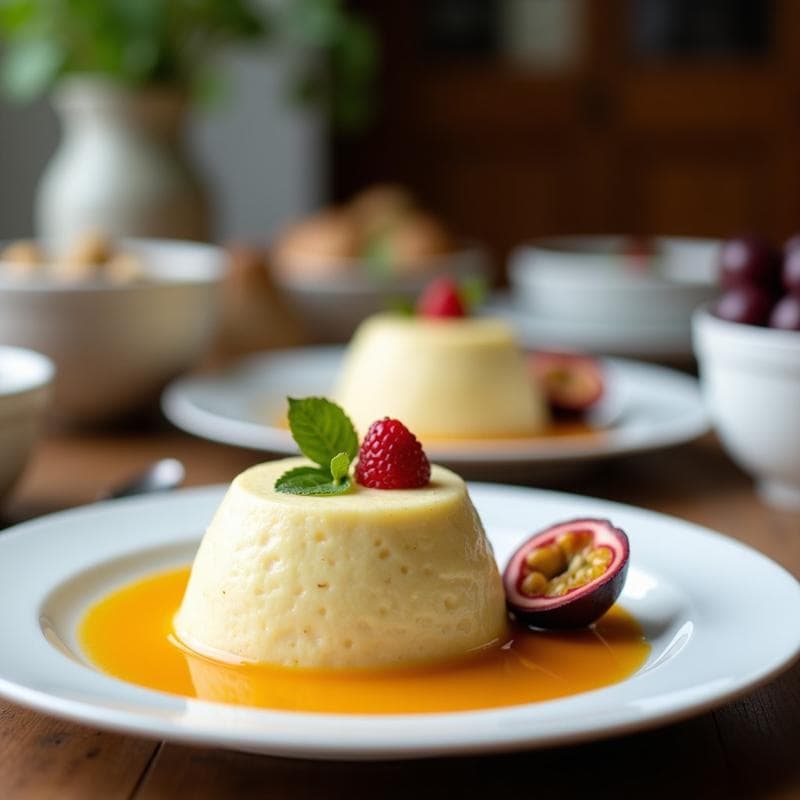 Pudín de Chía con Puré de Maracuyá y Coco: Postre Keto Sin Lácteos