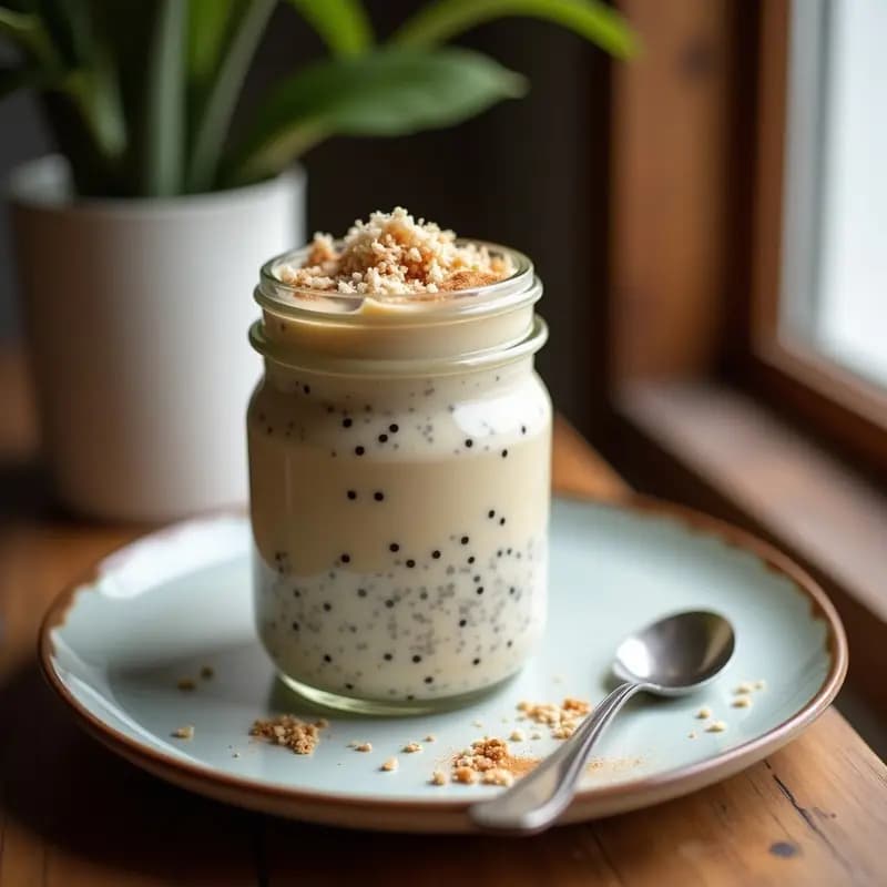 Pudín de Chía y Té Chai: Postre Vegano Sin Cocinar con Especias Índias