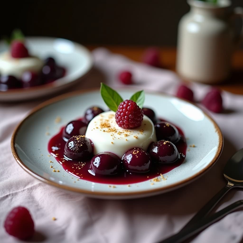 Pudín de Chía y Zarzamora con Crema de Coco y Cardamomo: Postre Vegano Overnight