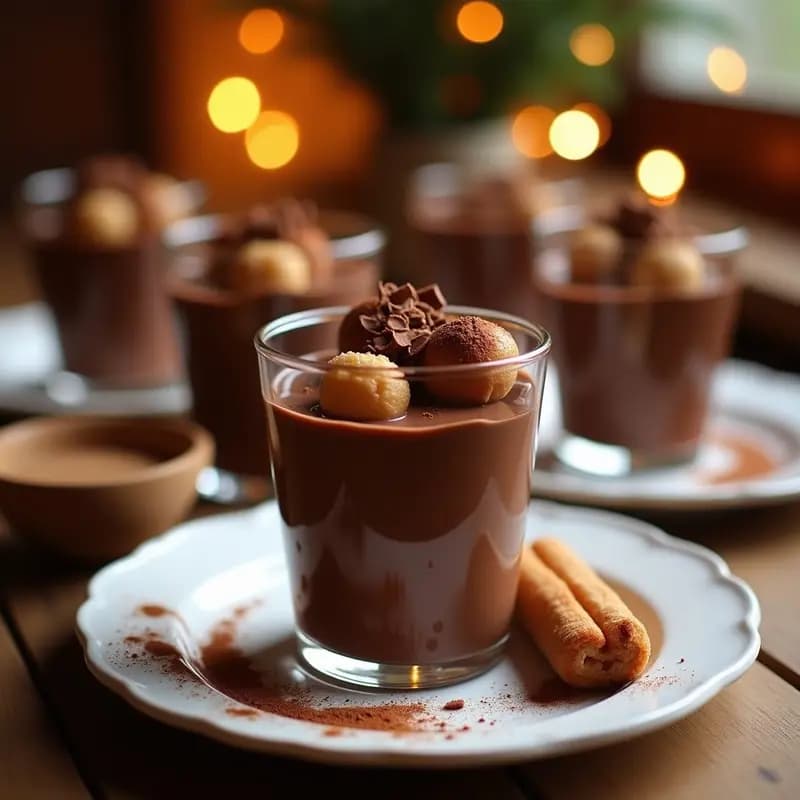 Pudín de Chocolates y Churros: Postre Navideño Español Sin Horno y con Thermomix