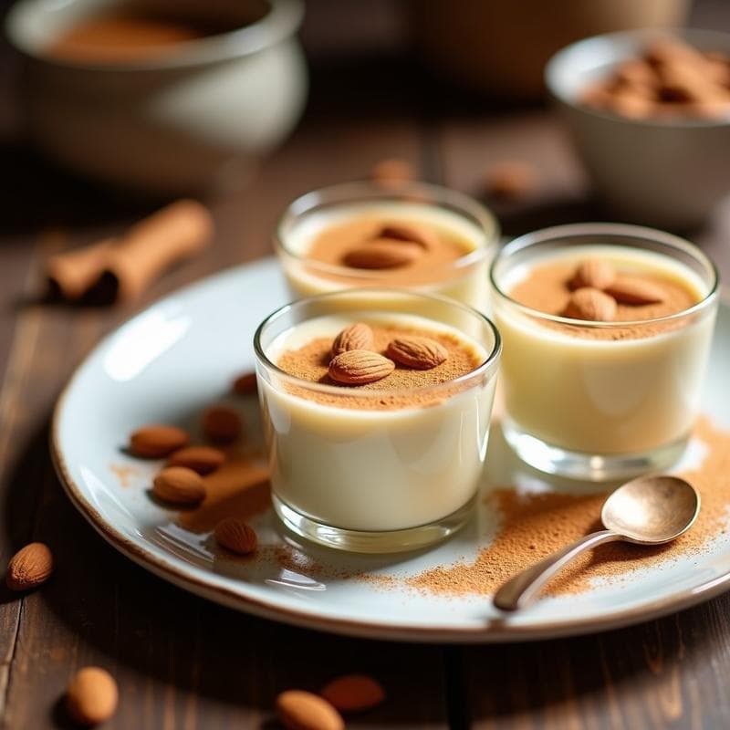 Pudín de Chufa y Canela: Postre Español Keto Sin Lactosa y Energético