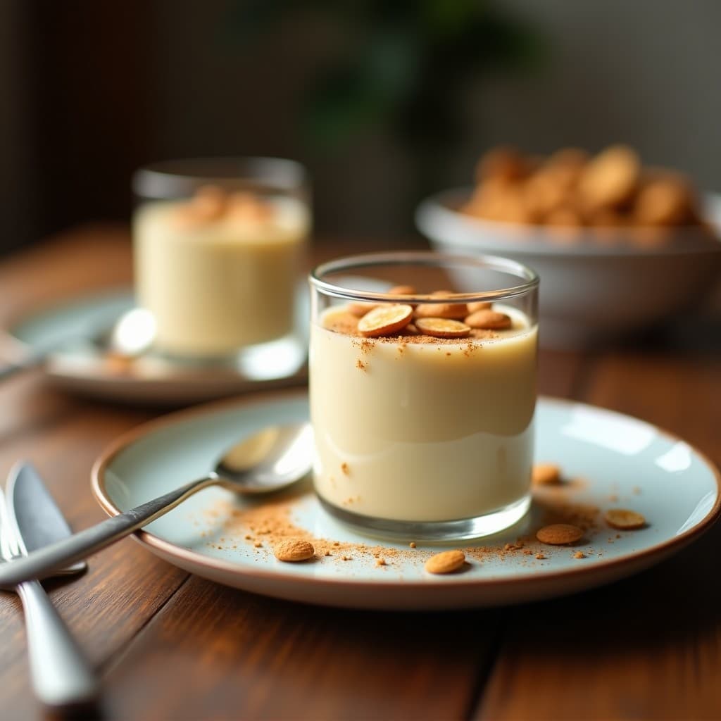 Pudín de Chufa y Cardamomo: Postre Español Tradicional Sin Gluten y Sin Azúcar