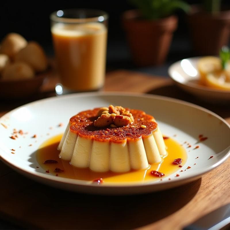 Pudín de Lentejas Rojas y Coco con Especias Chai: Postre Vegano y Rico en Proteína