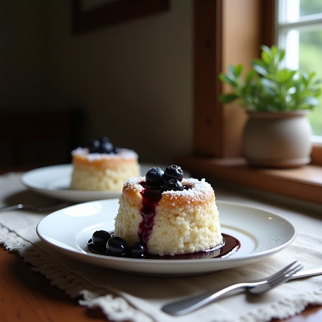 Pudín de Lino y Coco con Capas de Mermelada de Arándanos: Postre Keto y Sin Lácteos