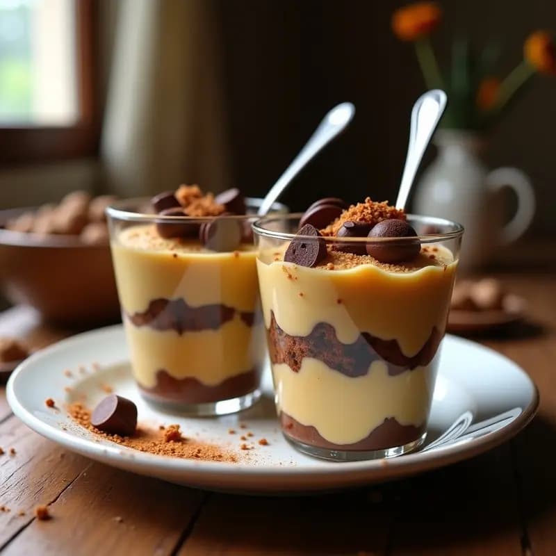 Pudín de Migas con Chocolate y Canela: Postre de la Abuela Sin Horno