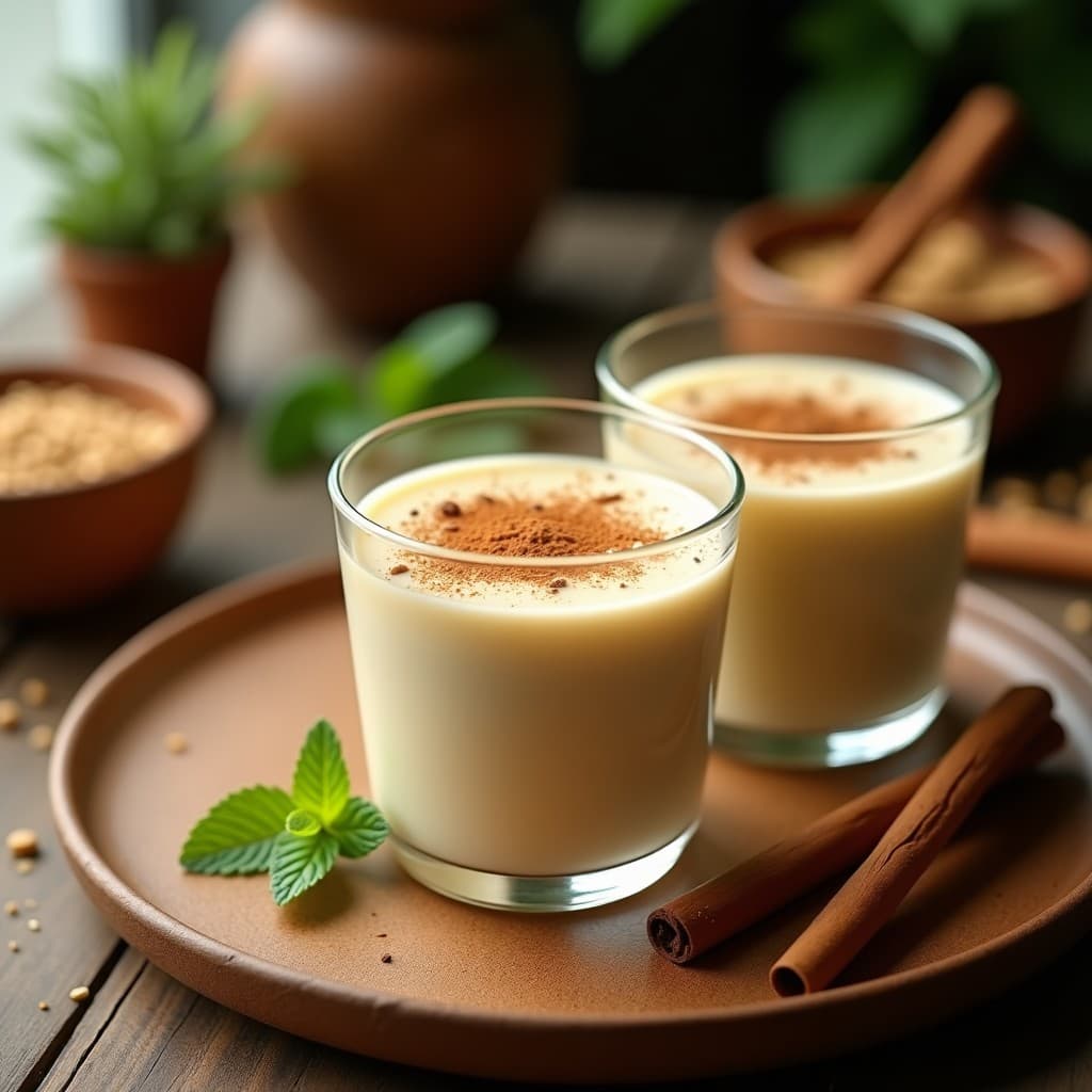 Pudín de Mijo y Leche de Soja: Postre Africano Sin Azúcar con Canela