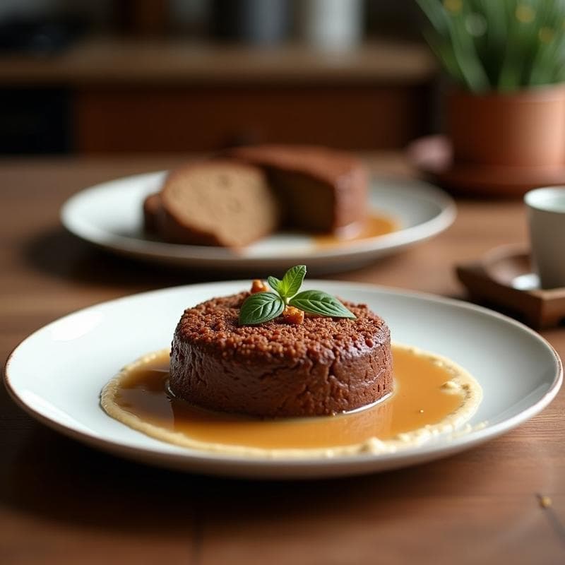 Pudín de Quinoa y Cacao con Crema de Anacardos: Postre Vegano Alta en Proteína