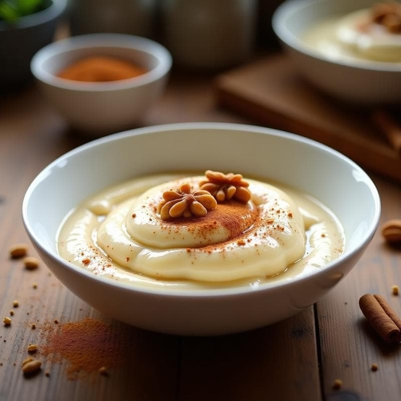 Pudín de Quinoa con Leche de Almendras y Canela: Postre sin Horno y sin Lactosa
