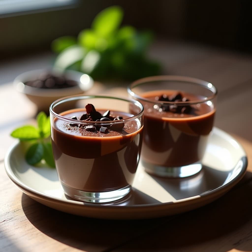 Pudín de Sacha Inchi y Chocolate 85%: Postre Peruano Sin Azúcar en 3 Ingredientes