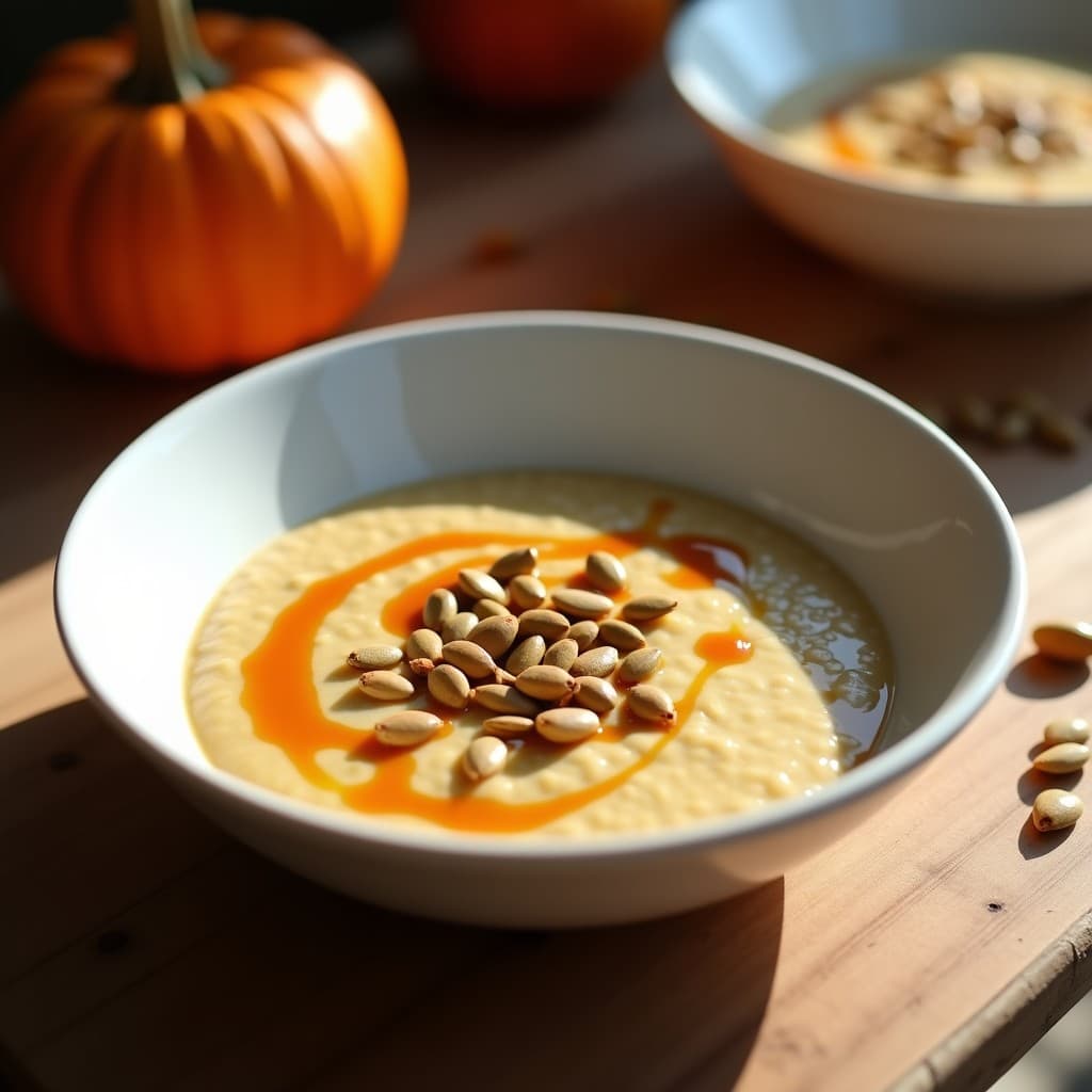 Pudín de Semillas de Calabaza y Avena con Caramelo de Dátiles: Desayuno Sin Azúcar y Energético