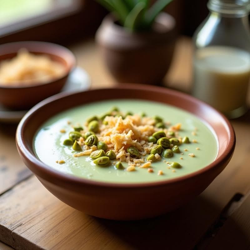 Pudín de Semillas de Chía y Leche de Pistacho con Miel de Dátil: Desayuno energético