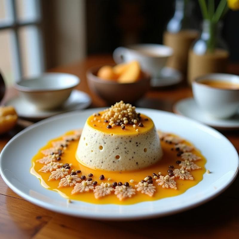 Pudín de Semillas de Chá con Puré de Maracuyá y Coco: Postre Vegano Sin Azúcar en 10 Minutos