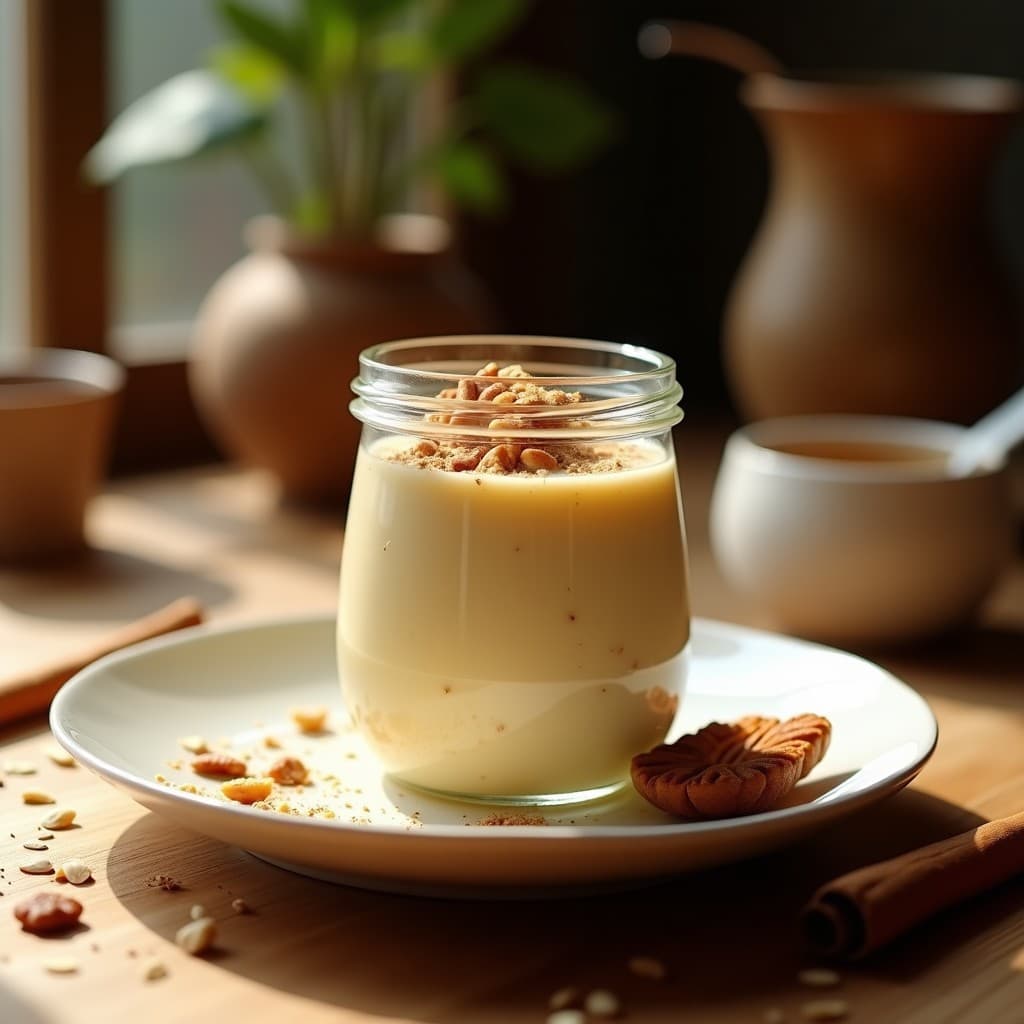 Pudín de Semillas de Lino con Leche de Avena y Canela: Desayuno Vegano Sin Cocción
