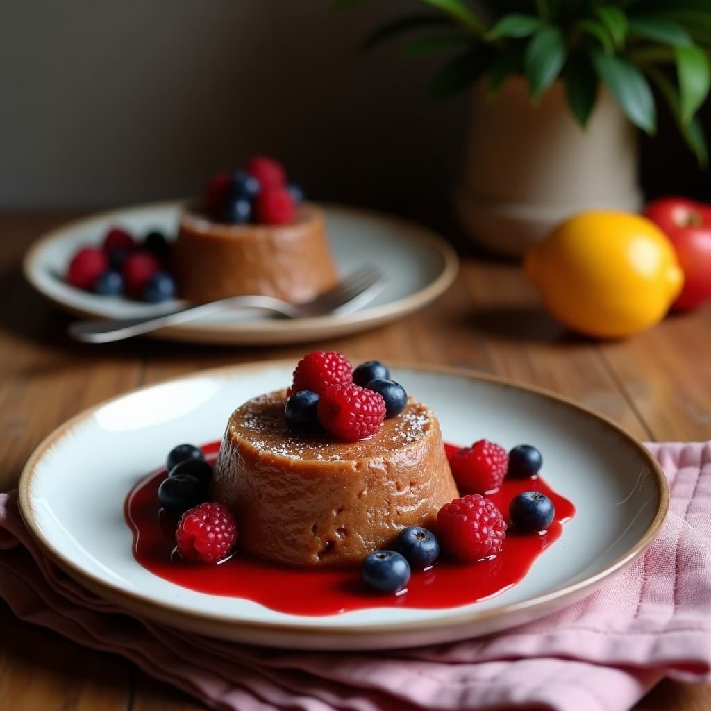 Pudín de Semillas de Lino y Cacao con Capas de Frutos Rojos: Postre Vegano Overnight