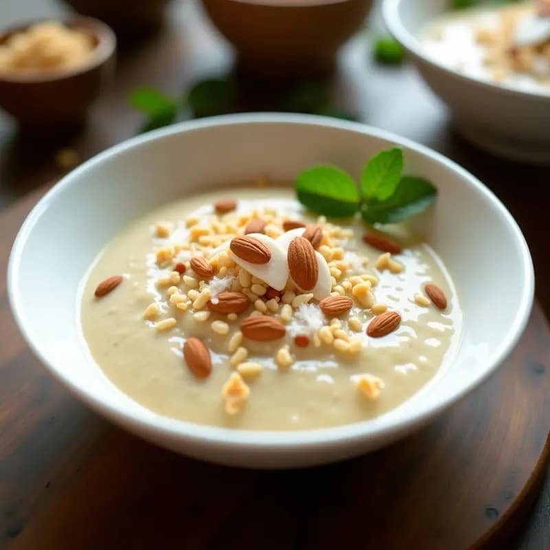 Pudín de Semillas de Loto y Cardamomo: Postre Indio Sin Azúcar y Sin Lactosa