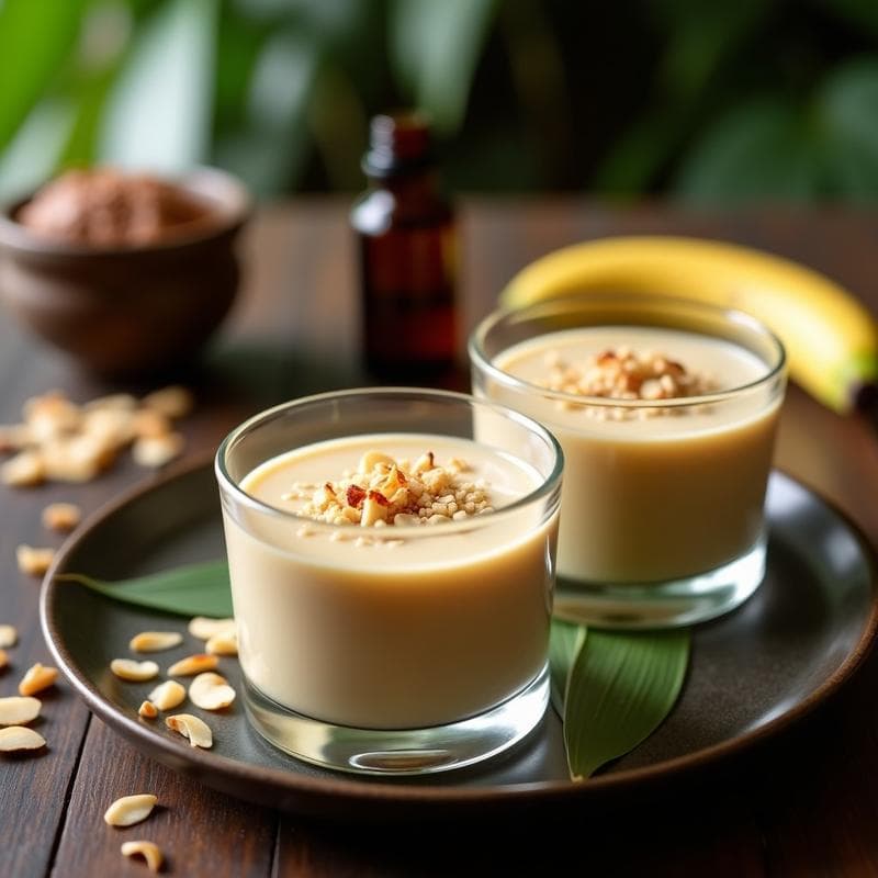 Pudín de Semillas de Loto y Dátiles: Postre Chino Sin Azúcar en Thermomix con Esencia de Vainilla