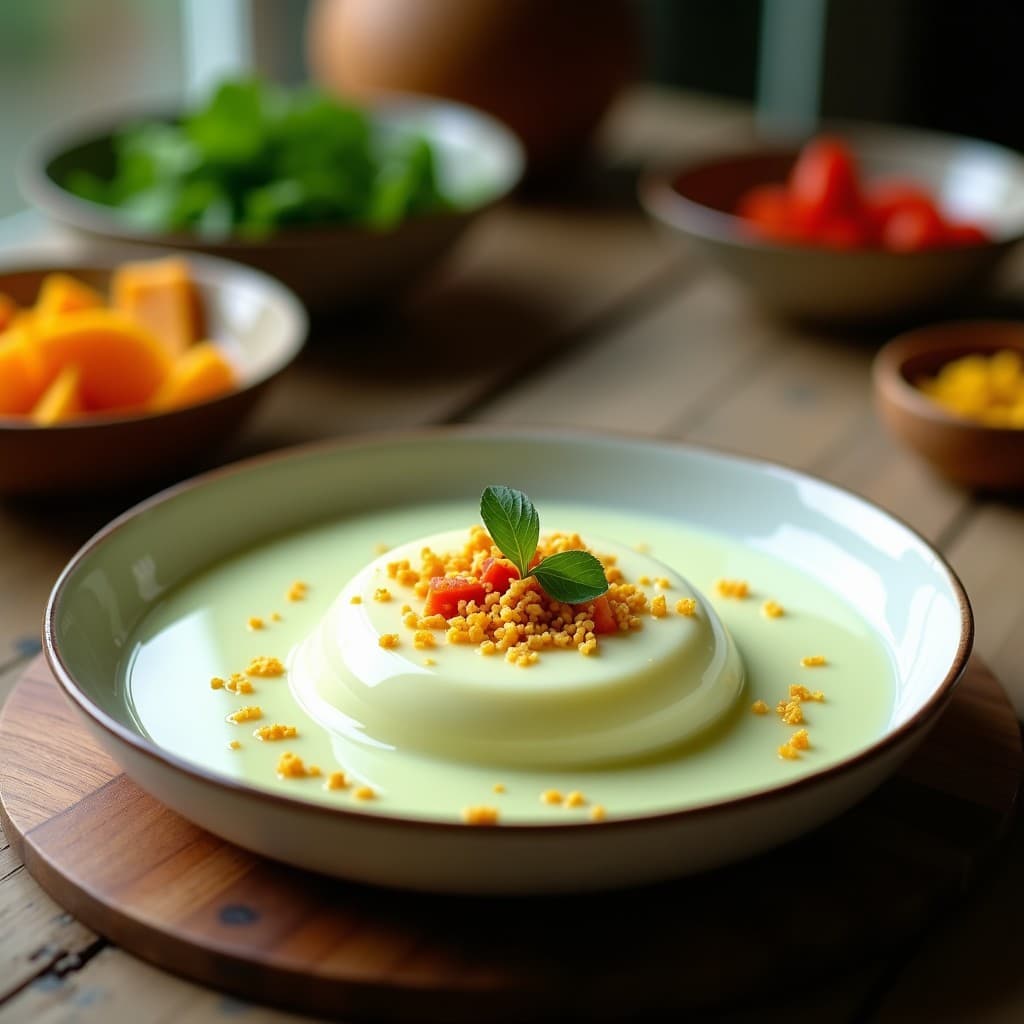 Pudín de Semillas de Moringa y Leche de Coco: Postre Superfood en Olla Exprés