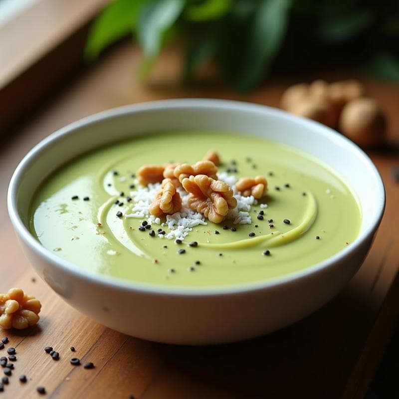 Pudín de Semillas de Moringa y Plátano Macho: Desayuno Energético y Sin Azúcar