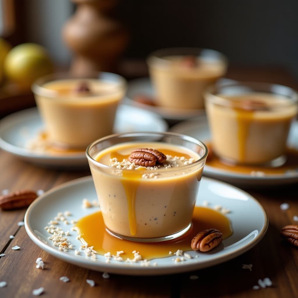 Pudín de Semolas de Trigo Sarraceno con Sirope de Arce: Postre Francés sin Gluten