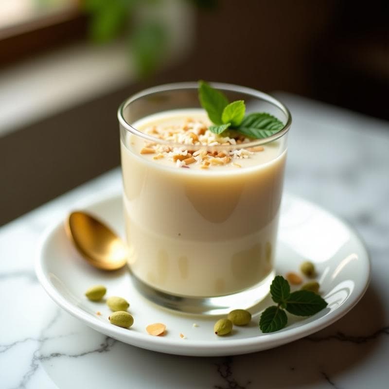 Pudín de Tapioca con Leche de Almendras y Cardamomo: Postre Sin Azúcar y Exótico