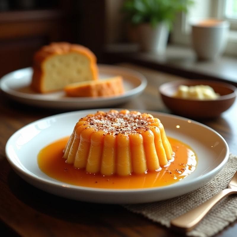 Pudín de Zanahoria y Coco con Especias Morunas: Postre Sin Gluten y Vegano