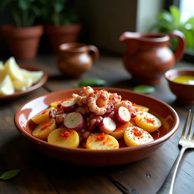 Pulpo a la gallega: Receta tradicional con cachelo en 1 hora