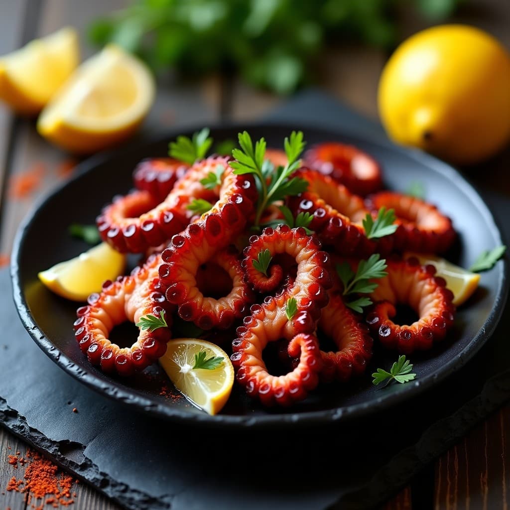 Pulpo a la Brasa con Pimentón de La Vera: Receta Española en Airfryer con Toque Ahumado