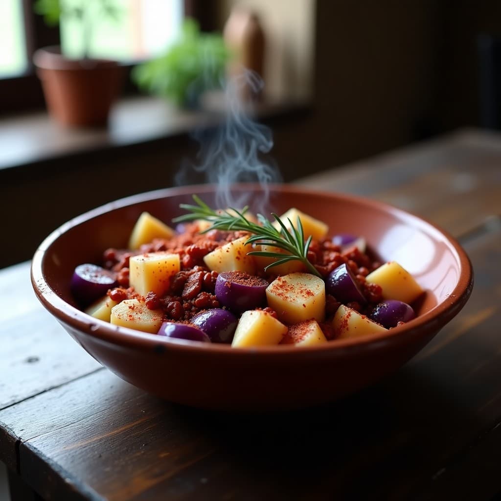 Pulpo al Carboncillo con Pimentón Ahumado y Patatas Violas: Receta Galleta en Olla Express