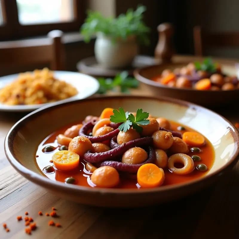 Pulpo en Escabeche con Pimentón de la Vera: Entrante Español Tradicional en 20 Minutos