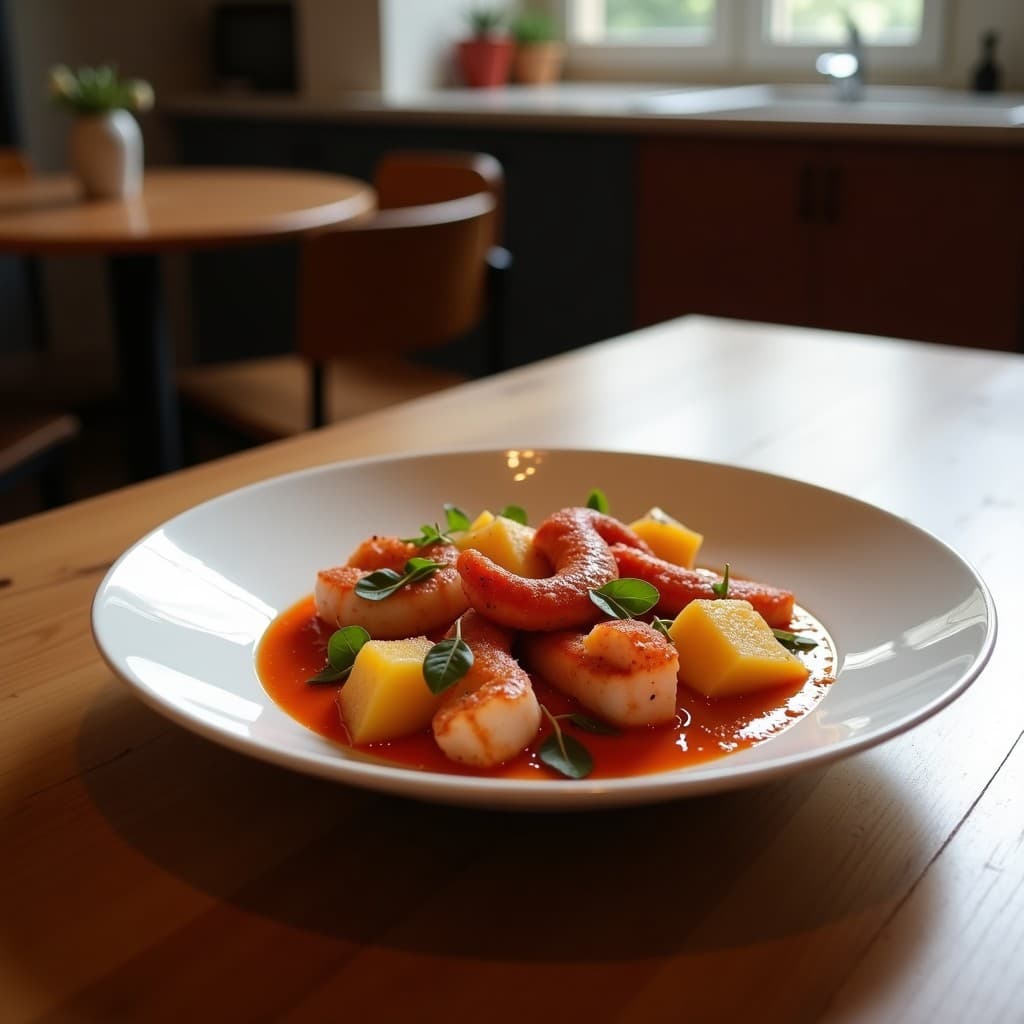 Pulpo a la Gallega con Papas Moradas y Pimentón de la Vera: Receta Española Keto