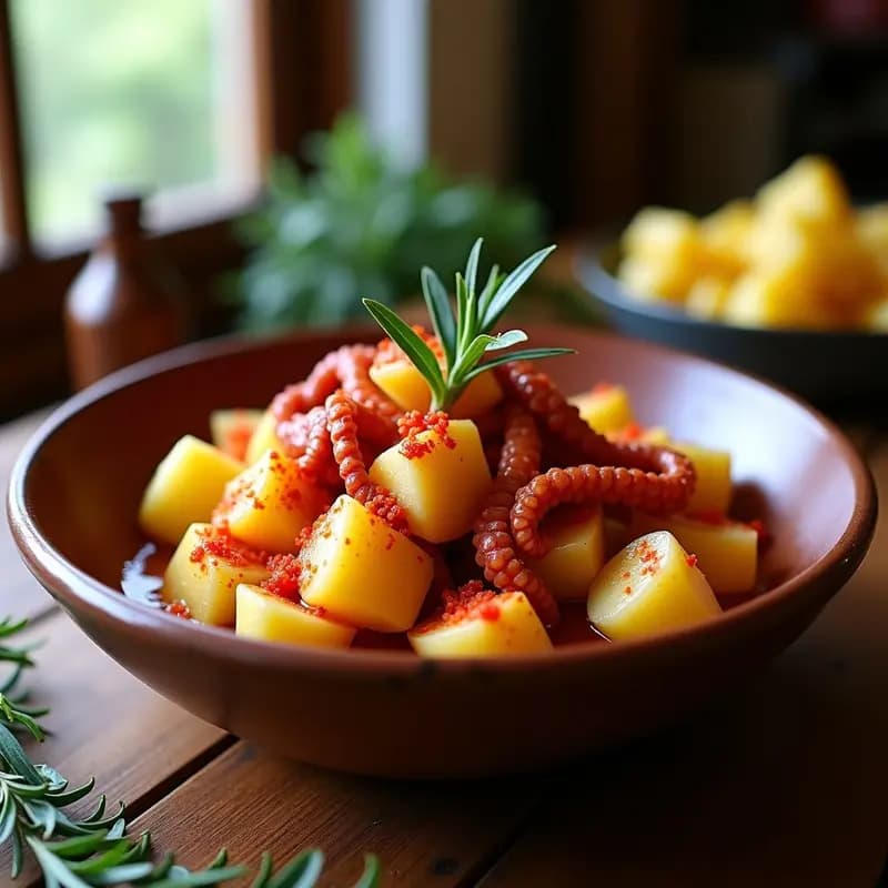 Pulpo a la Gallega con Patata y Pimentón: Receta de Feria Fácil y Sabrosa